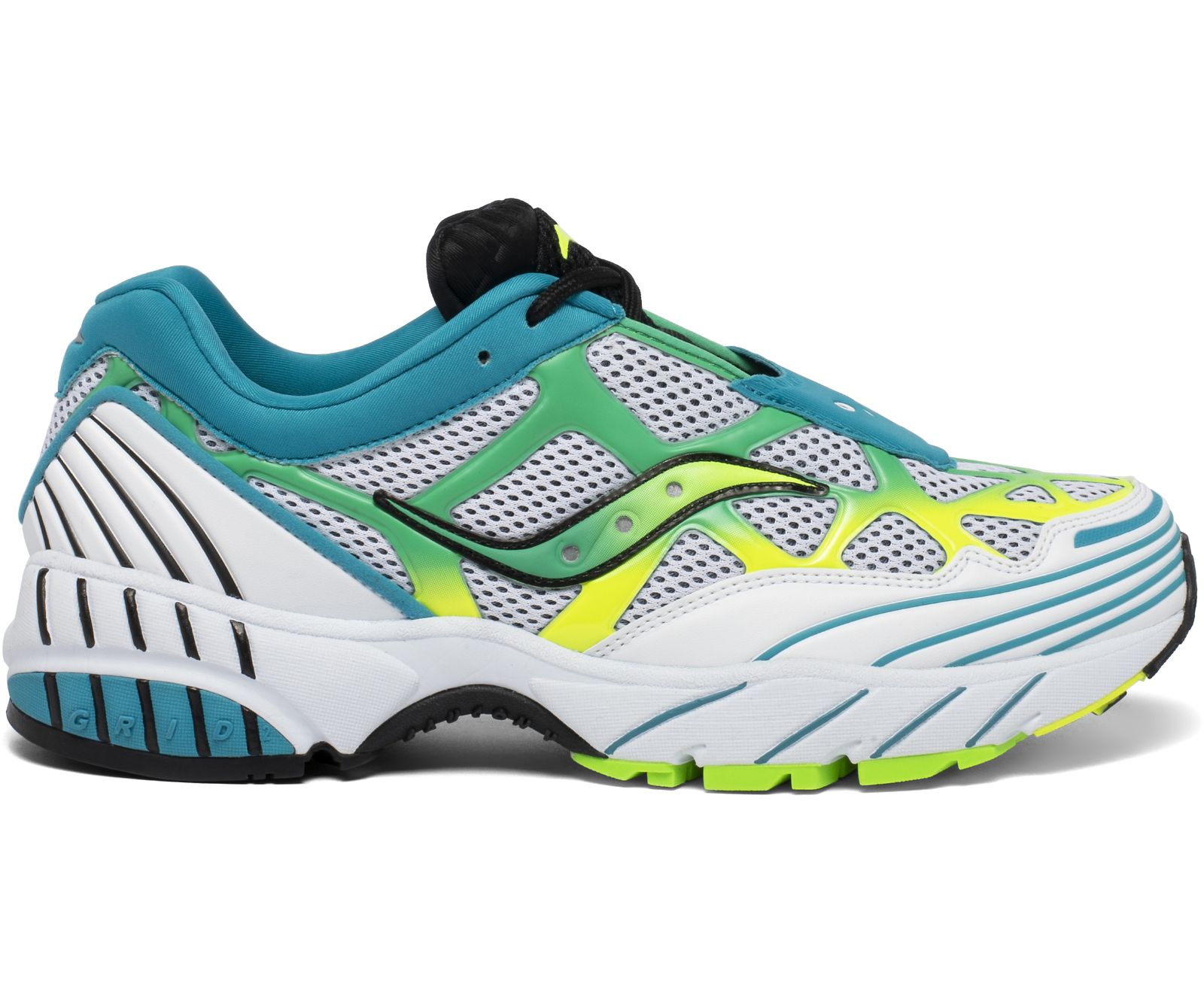 Saucony Grid Web Men\'s Originals Yellow / Green / Blue | AU 370YXFU